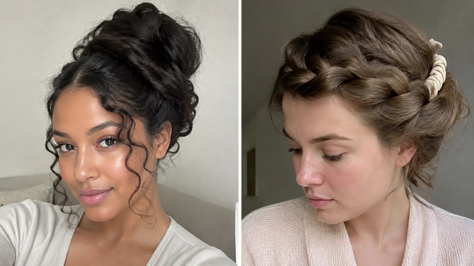 15 Heatless Hairstyles for Frizzy Hair That Look Polished