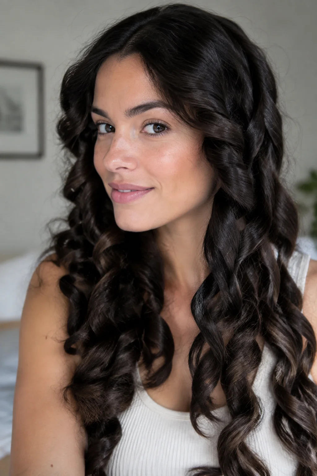 Overnight Rope Twist Waves hairstyle