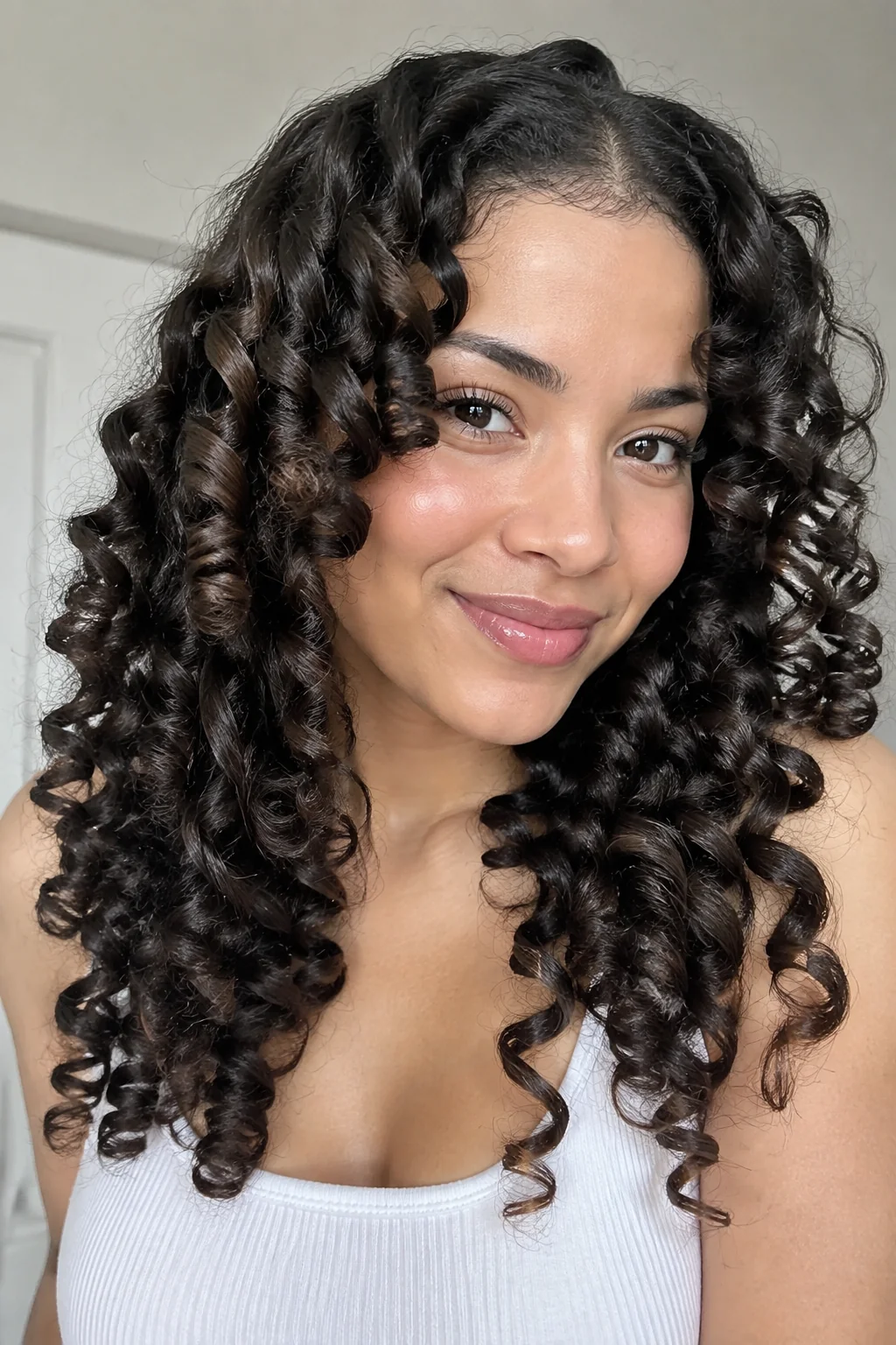 Heatless Flexi-Rod Spiral Set hairstyle