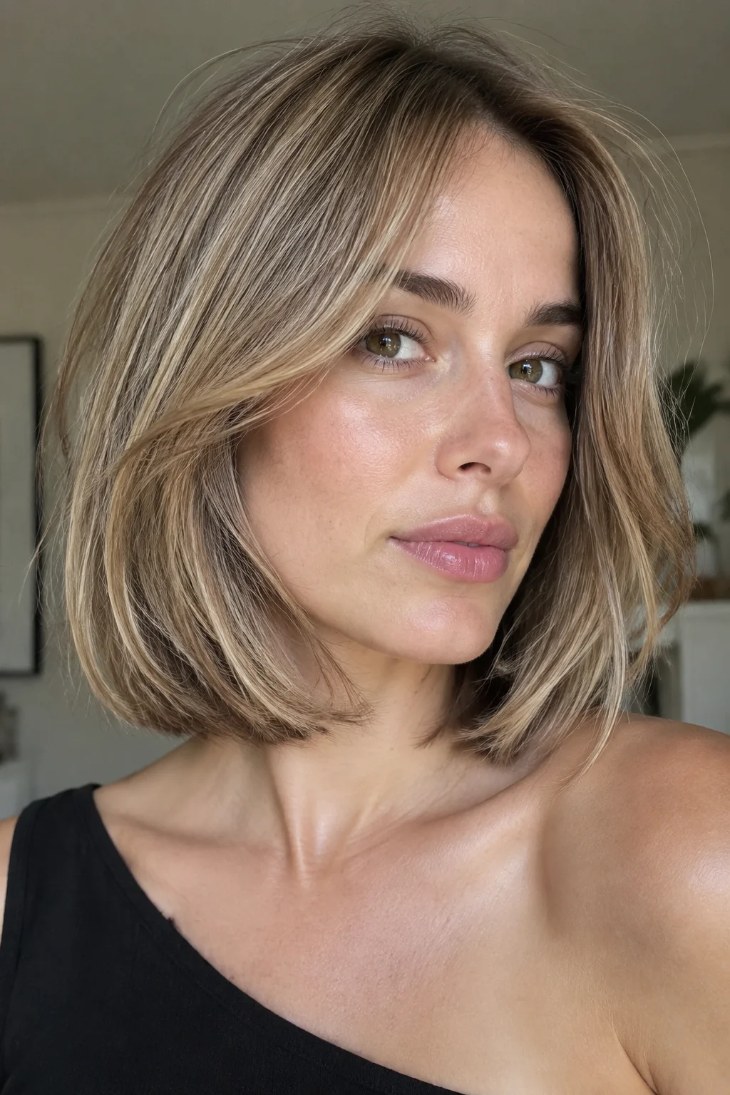 Whisper-Layer Long French Bob hairstyle