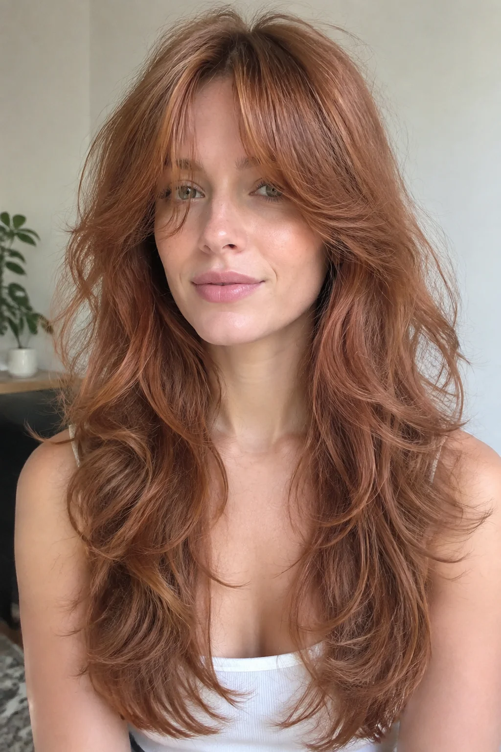 Bardot-Inspired Voluminous Long Wolf Cut hairstyle