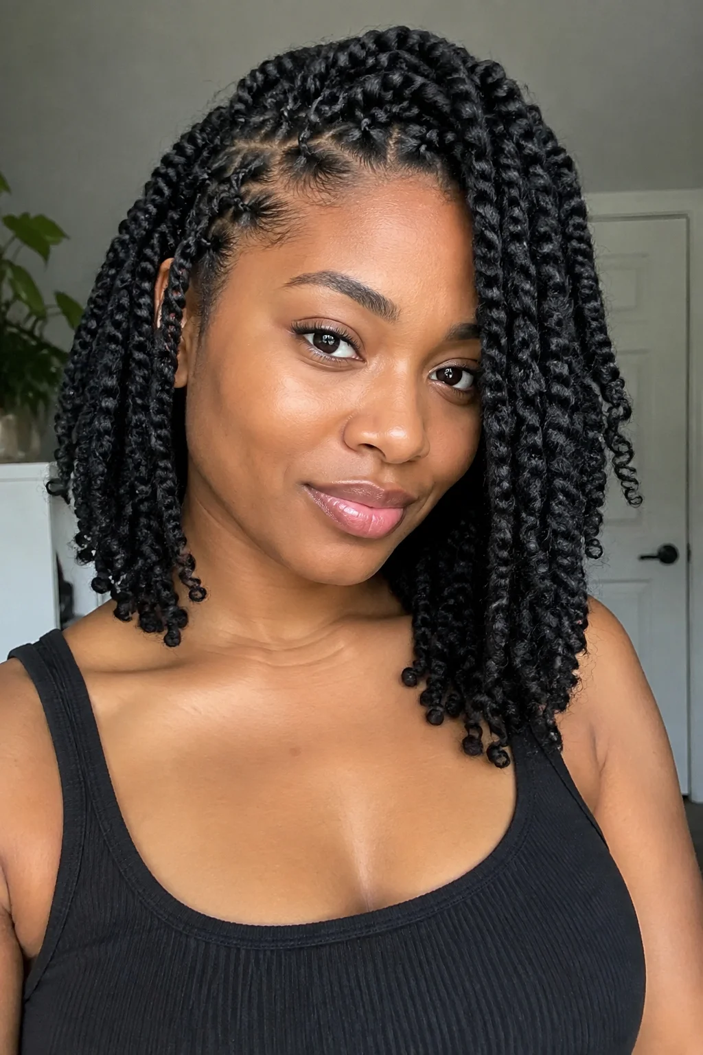 Asymmetrical Shoulder Lob hairstyle