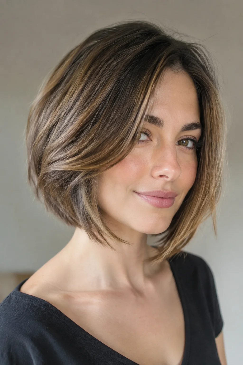 Inverted Collarbone Bob hairstyle