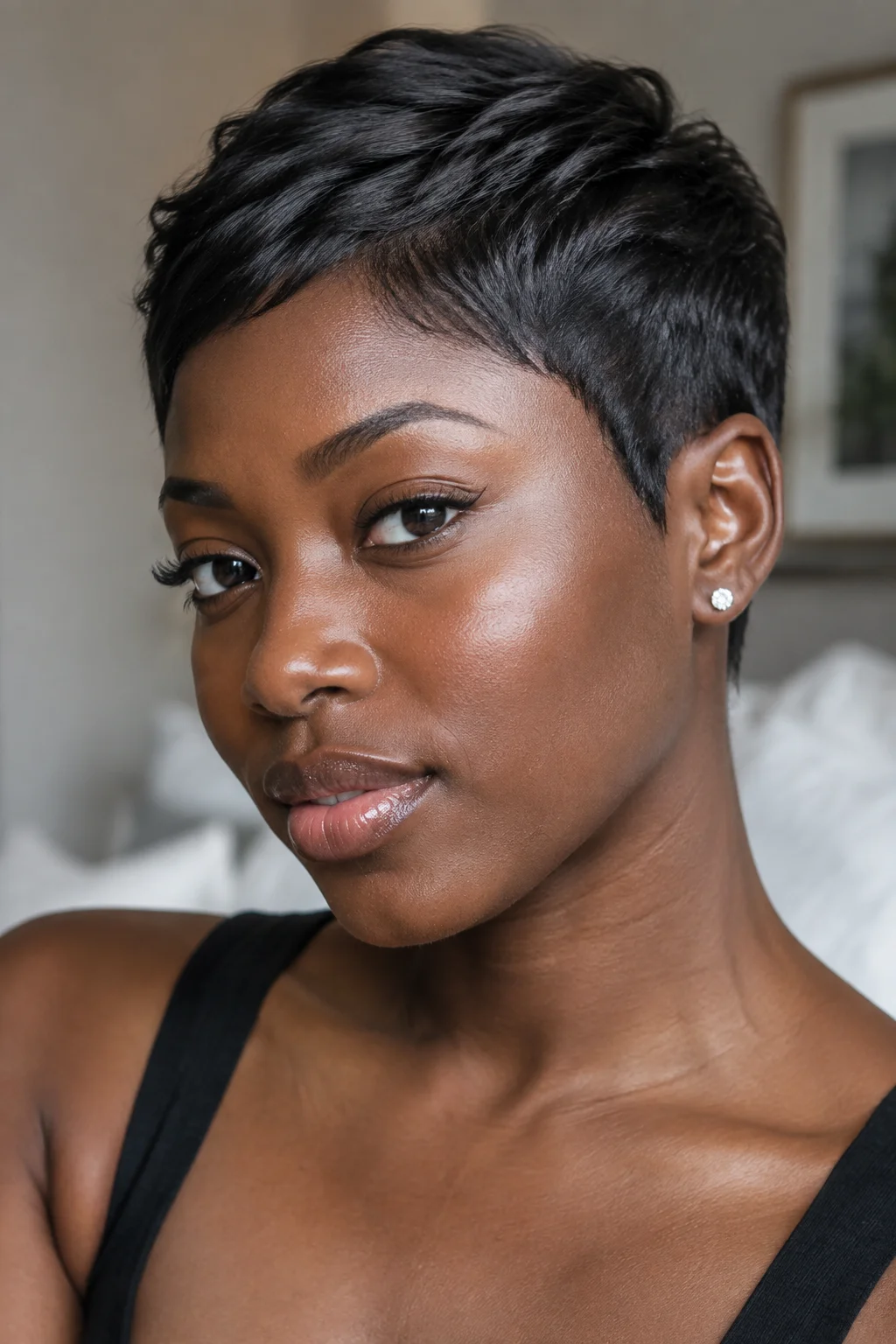Classic Tapered Pixie hairstyle
