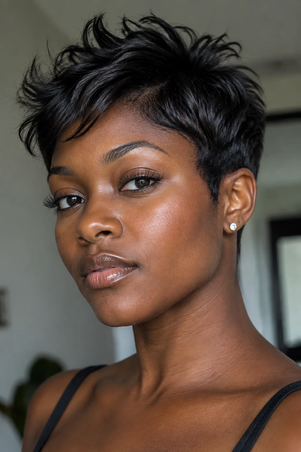 Spiky Textured Pixie hairstyle