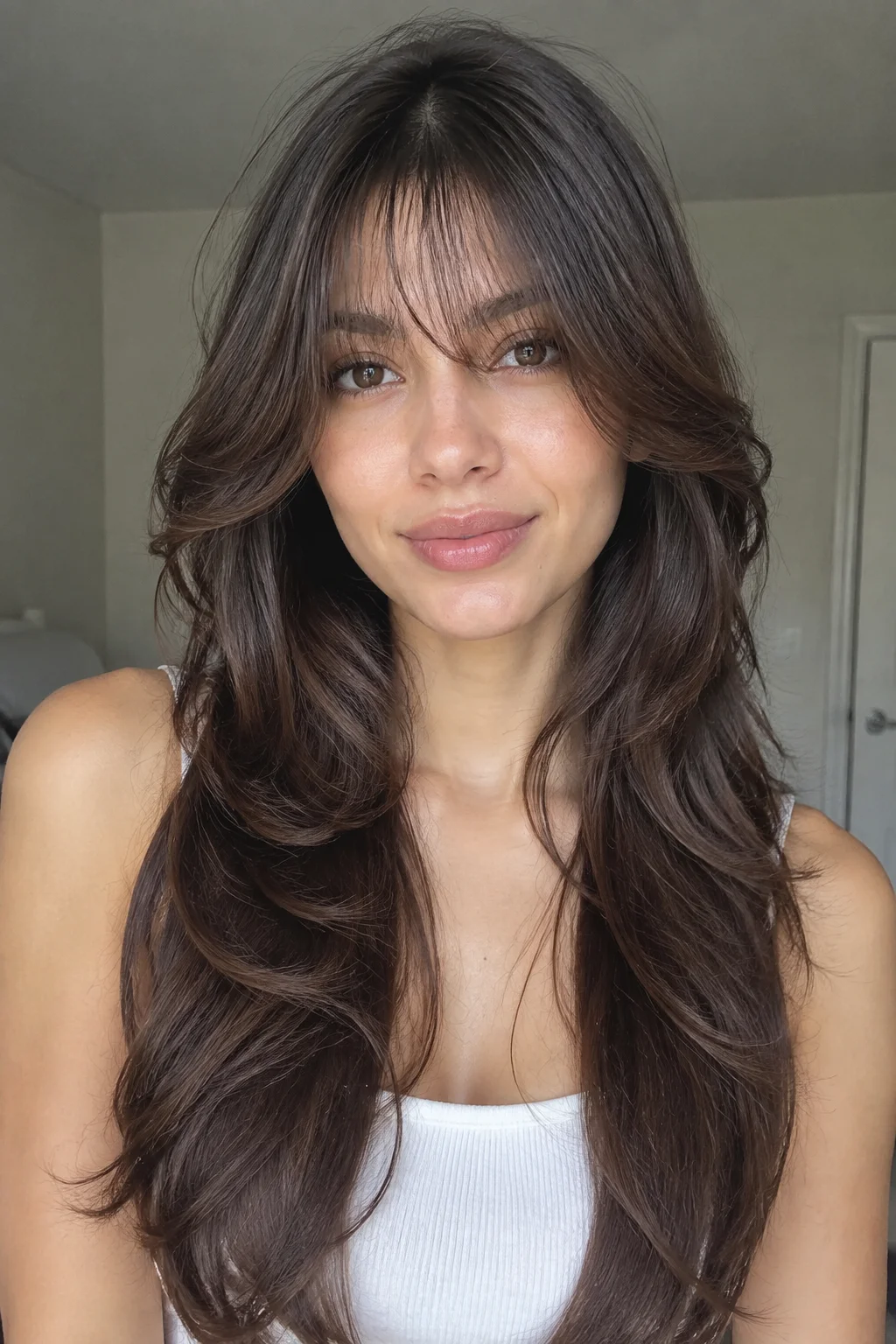 Wispy Bangs Butterfly Cut hairstyle