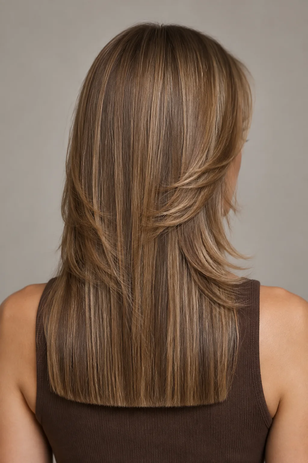 Butterfly Cut with a Blunt Perimeter hairstyle