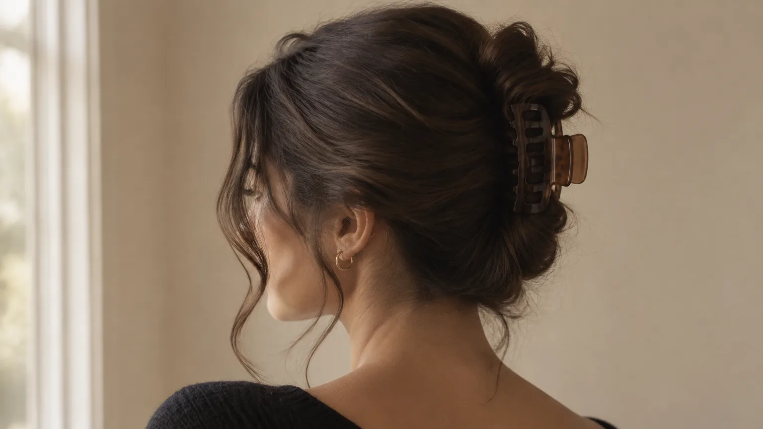 17 Easy Claw Clip Hairstyles for Thick Hair for Everyday Style