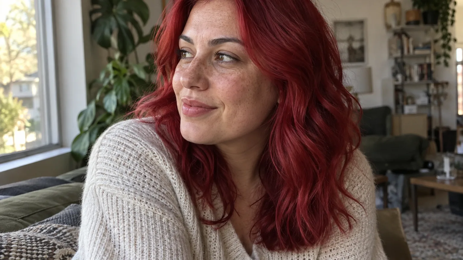 14 Cherry Red Hair Color Ideas for a Natural Look