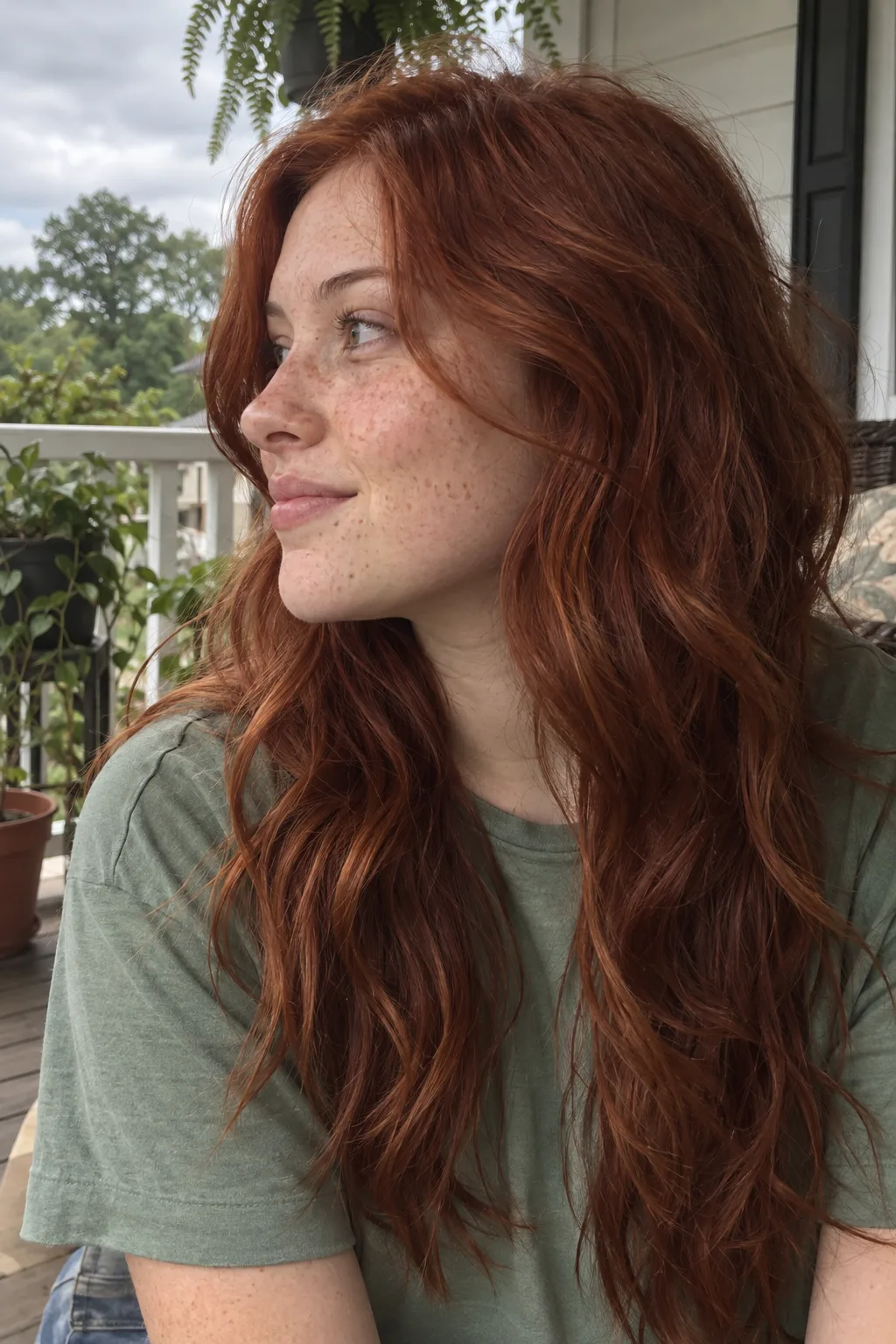Cherry Copper Red hair color