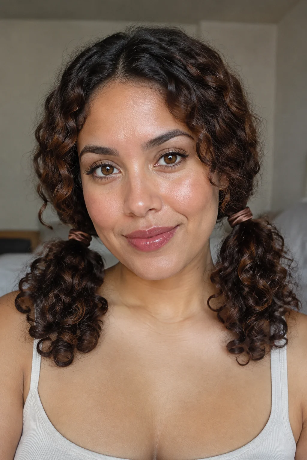 Low Side Pigtails hairstyle