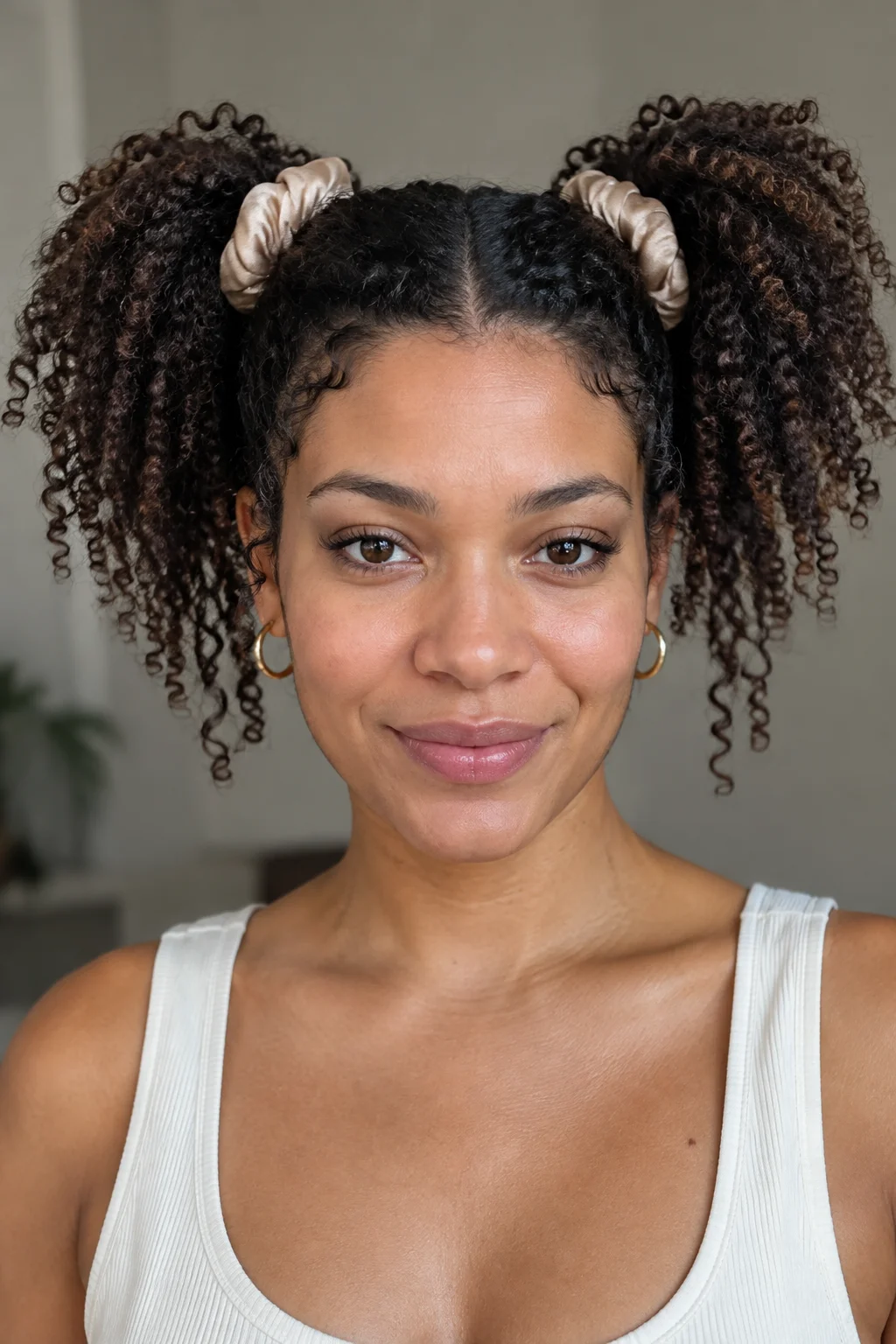 Pineapple Pigtails hairstyle