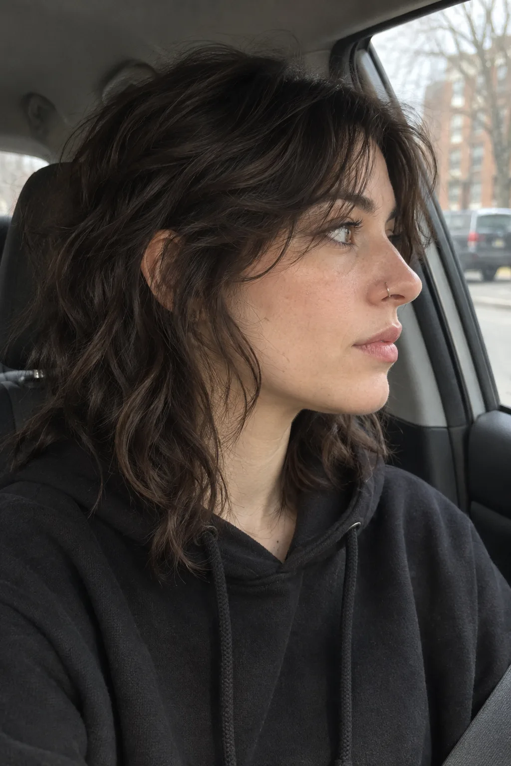 Soft Textured Wolf Cut hairstyle