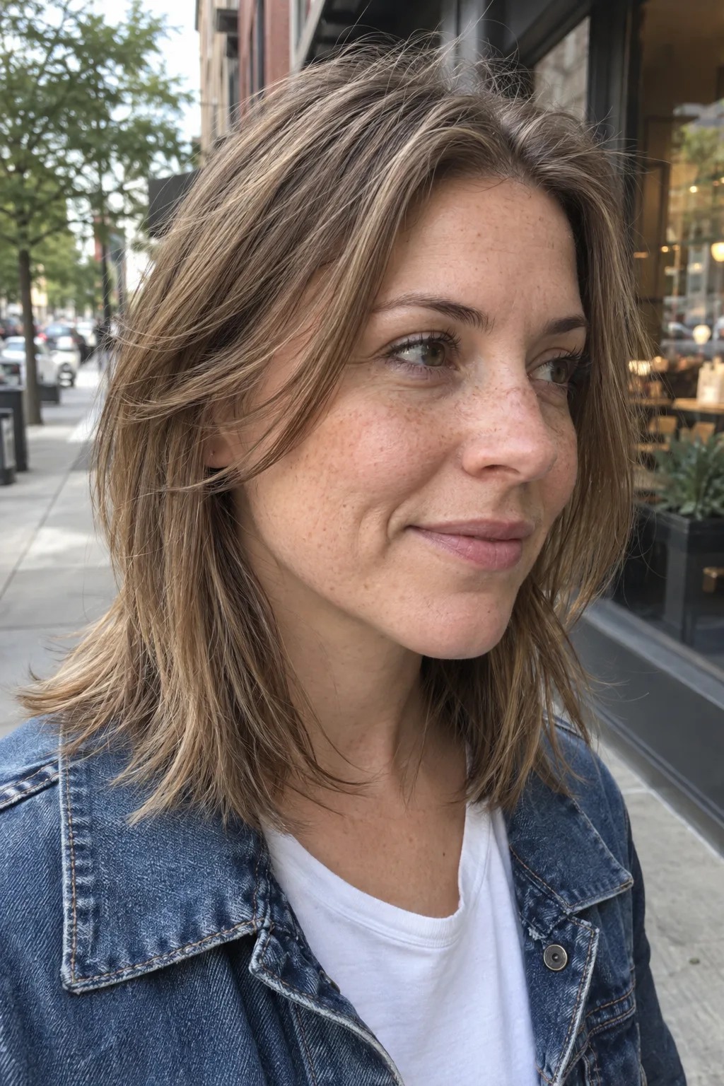 Razor-Cut Layers for Fine Hair
