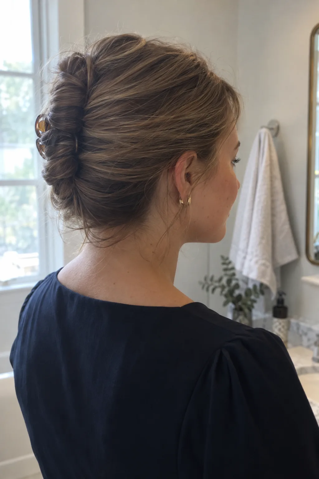 Classic French Twist hairstyle