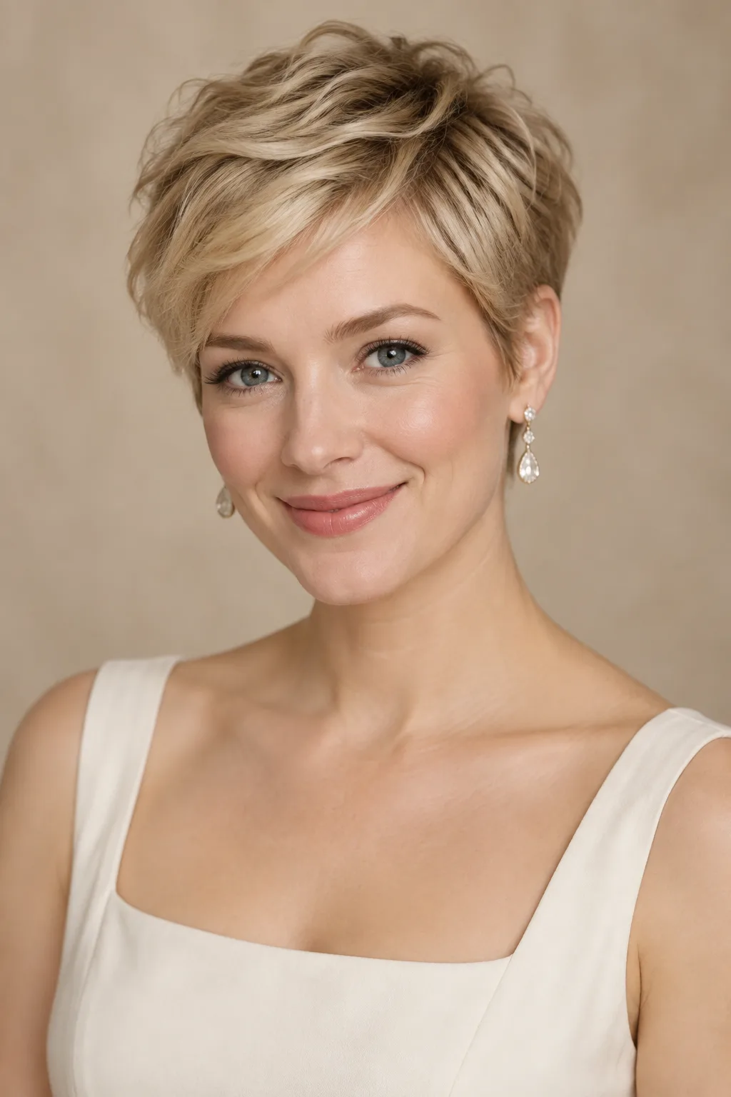 Soft Tousled Pixie hairstyle