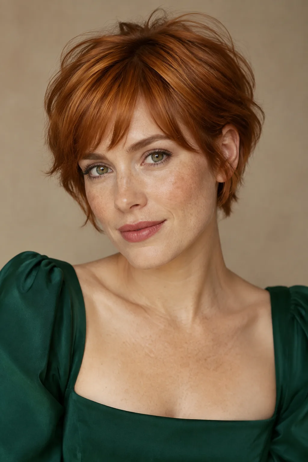 Bixie with a Soft Fringe hairstyle