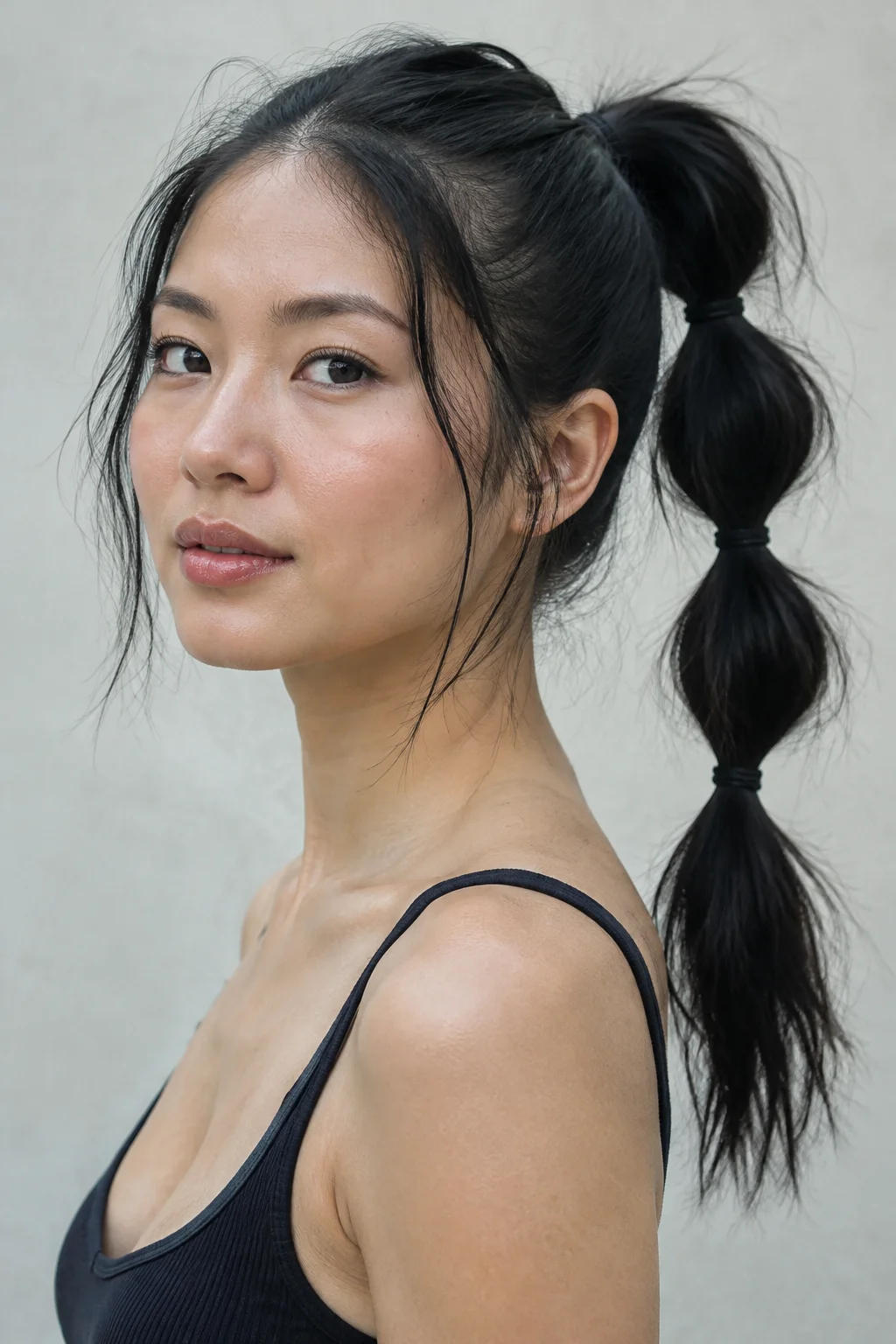 Bubble Pony hairstyle