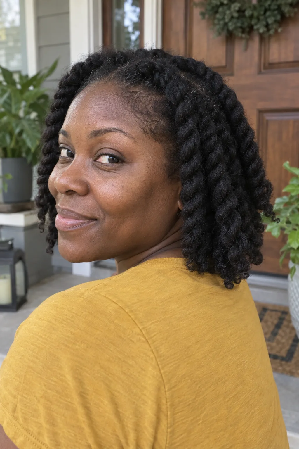Chunky Two-Strand Twists hairstyle