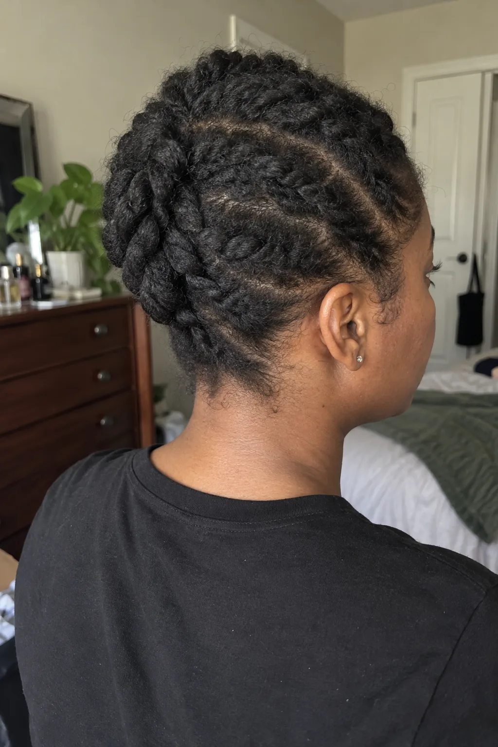 Flat-Twist Updo hairstyle