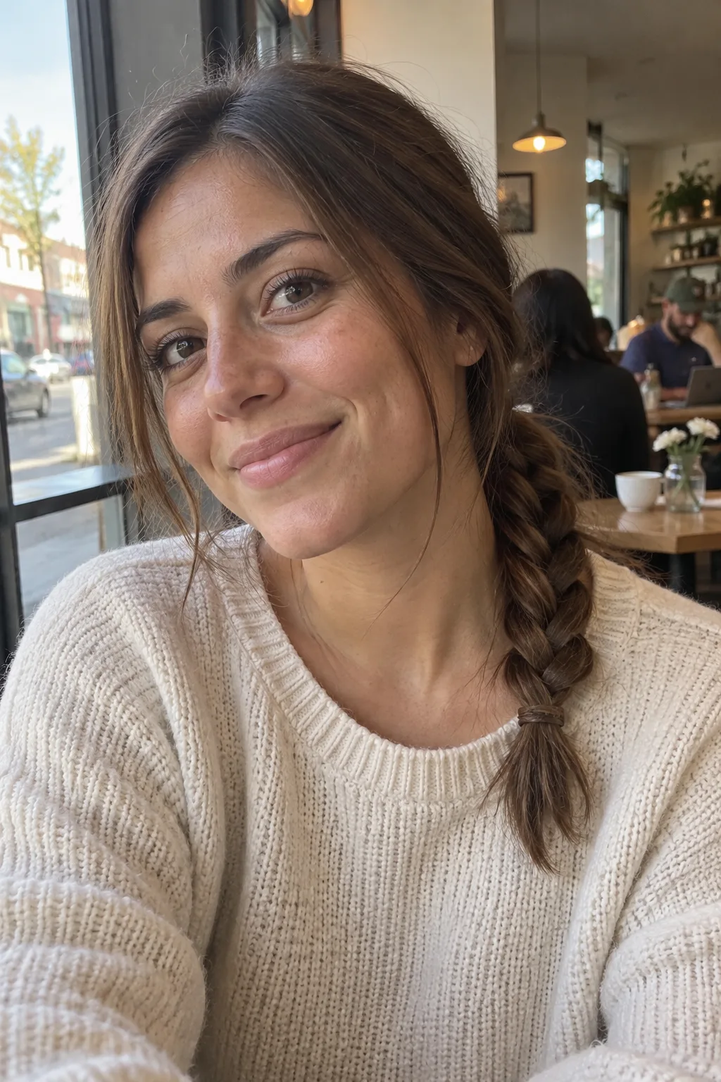 Side Fishtail Ponytail hairstyle