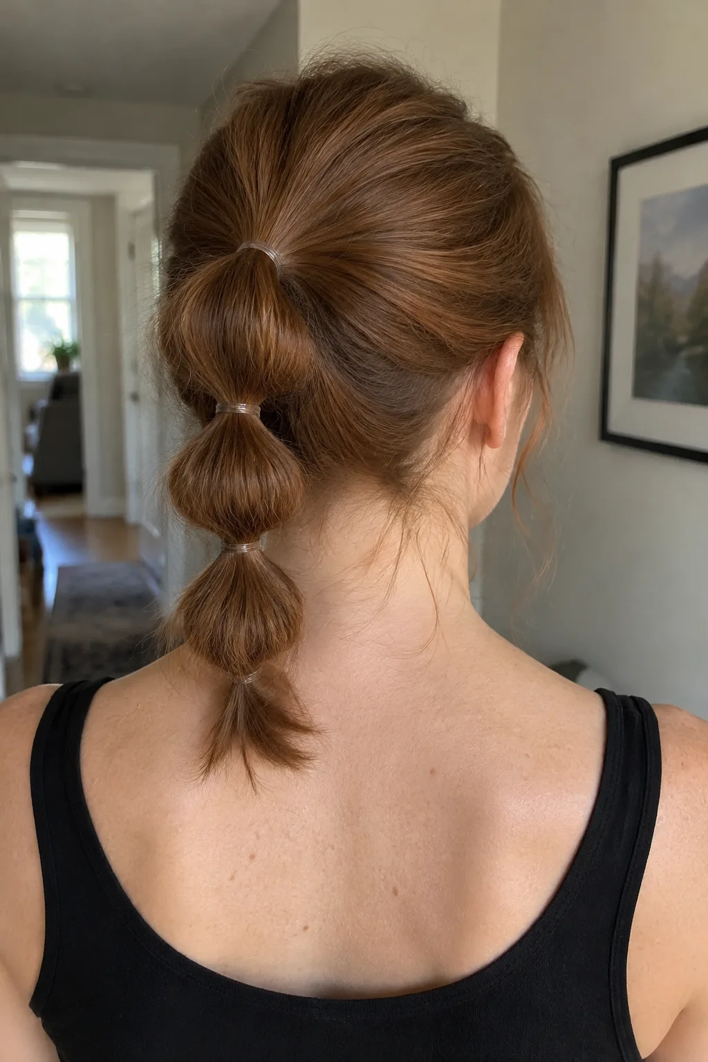 Bubble Braid Ponytail hairstyle