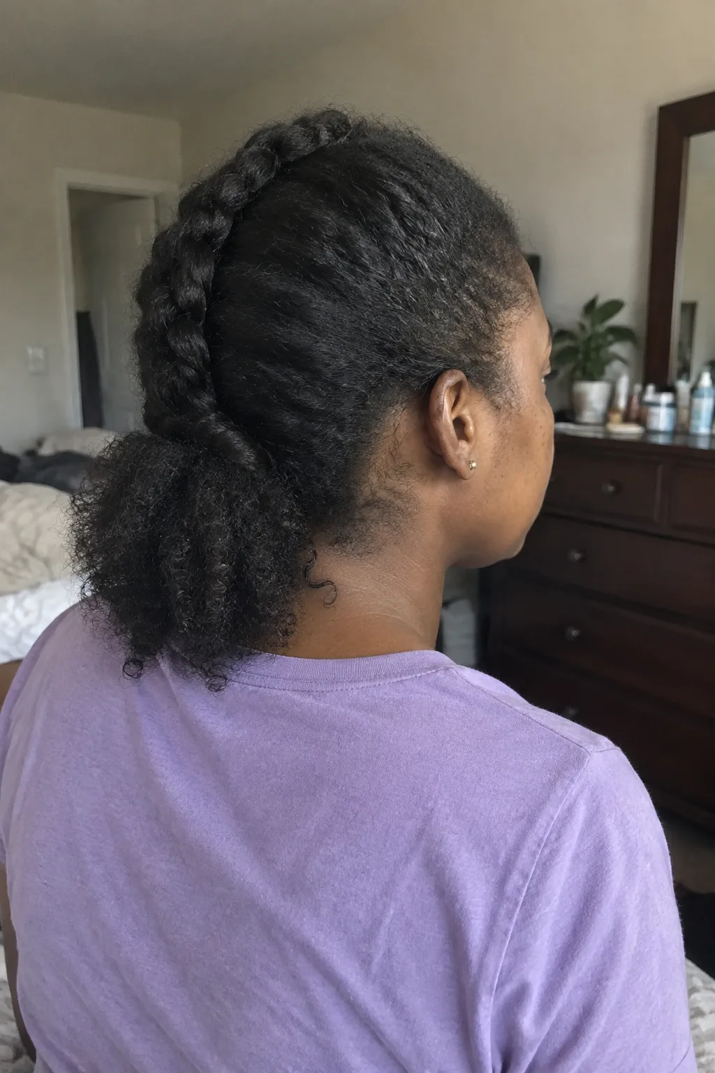 Rope Twist Ponytail hairstyle