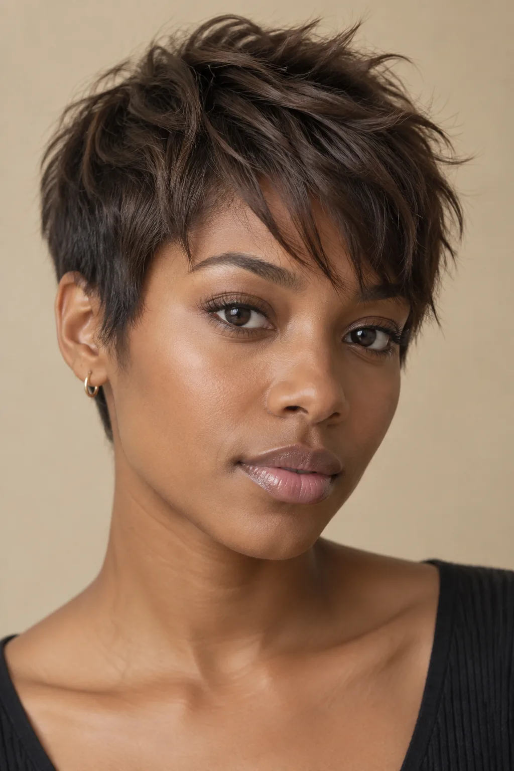 Shaggy Pixie hairstyle