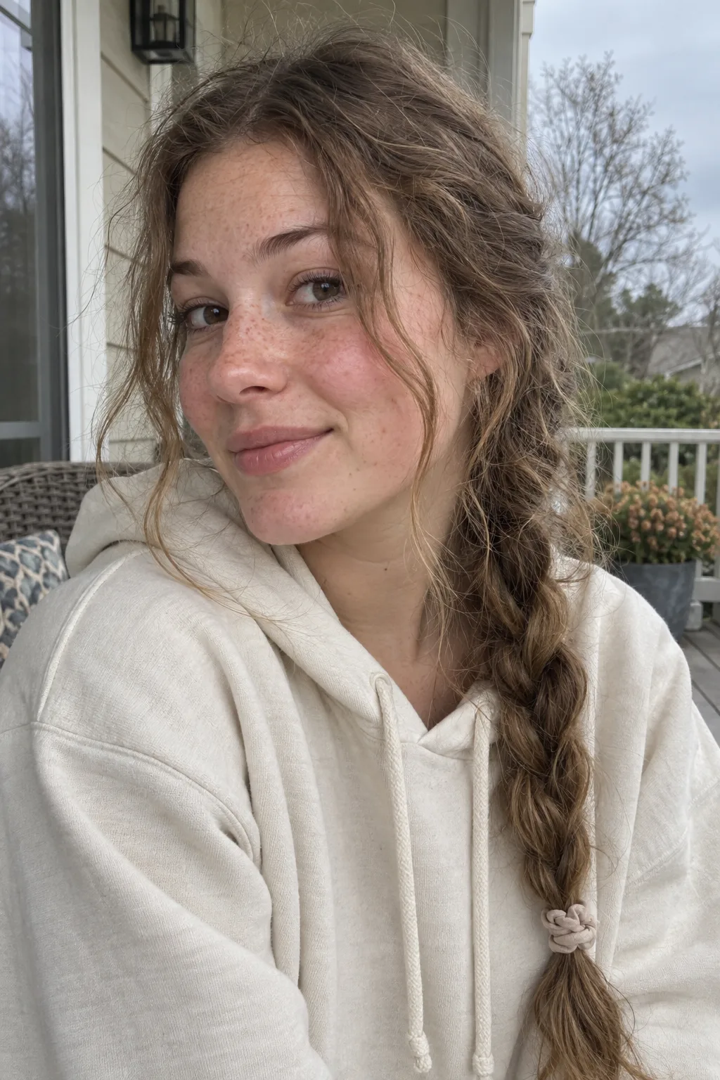 Loose Side Braid hairstyle