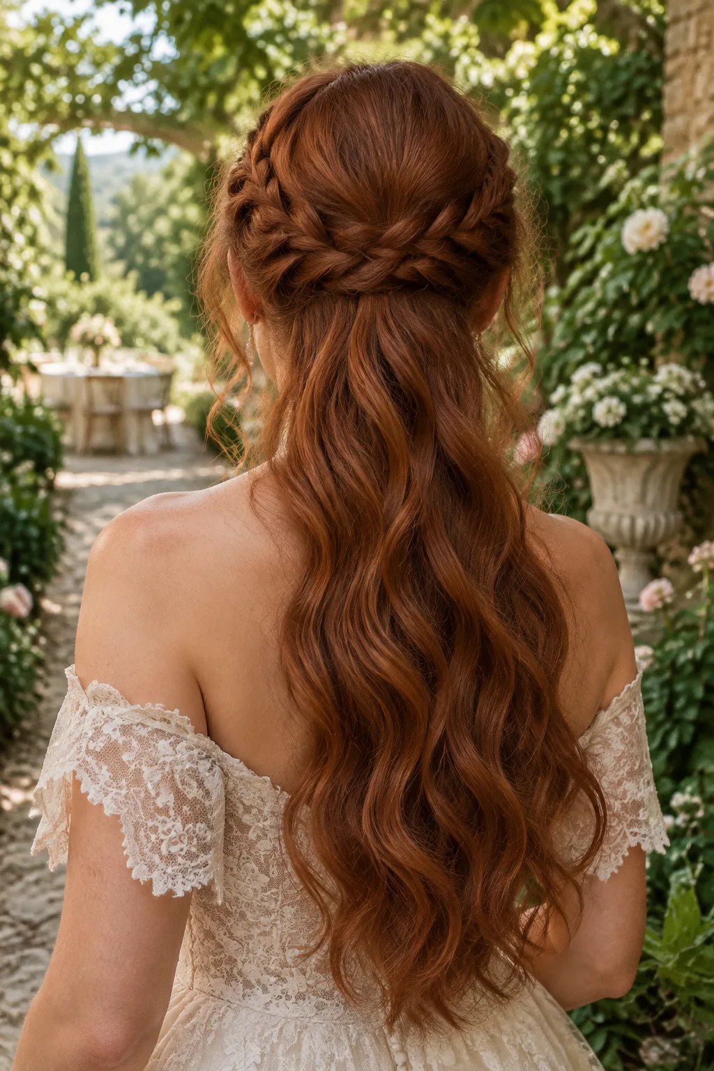 Boho Braided Crown hairstyle