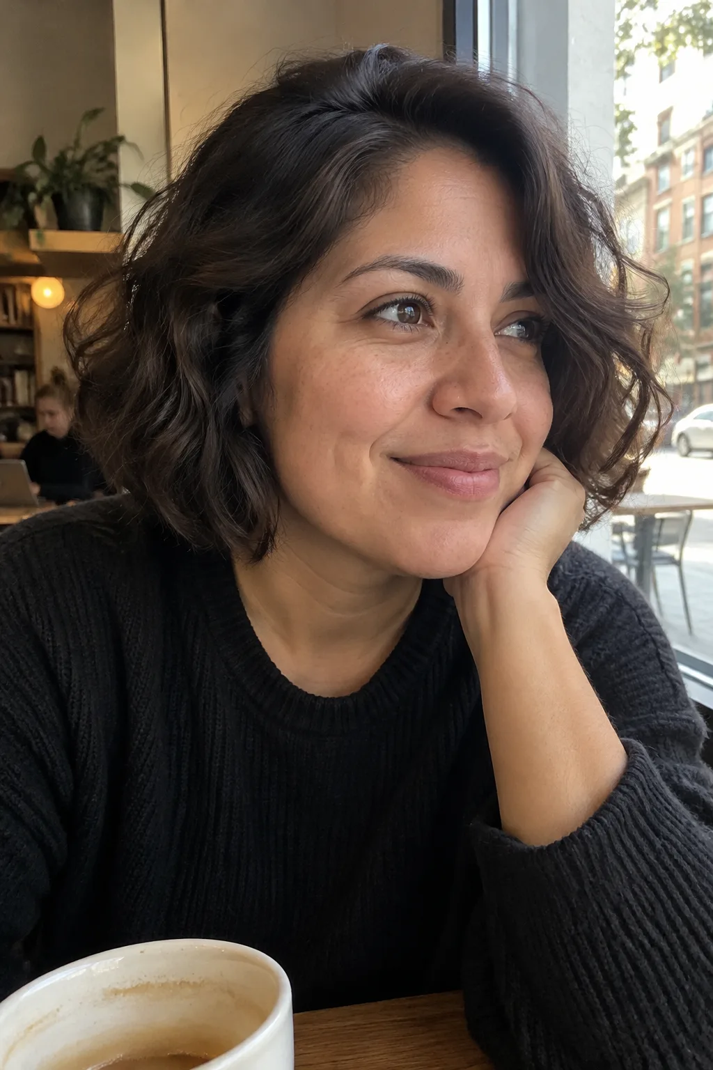Wavy Layered Bob hairstyle