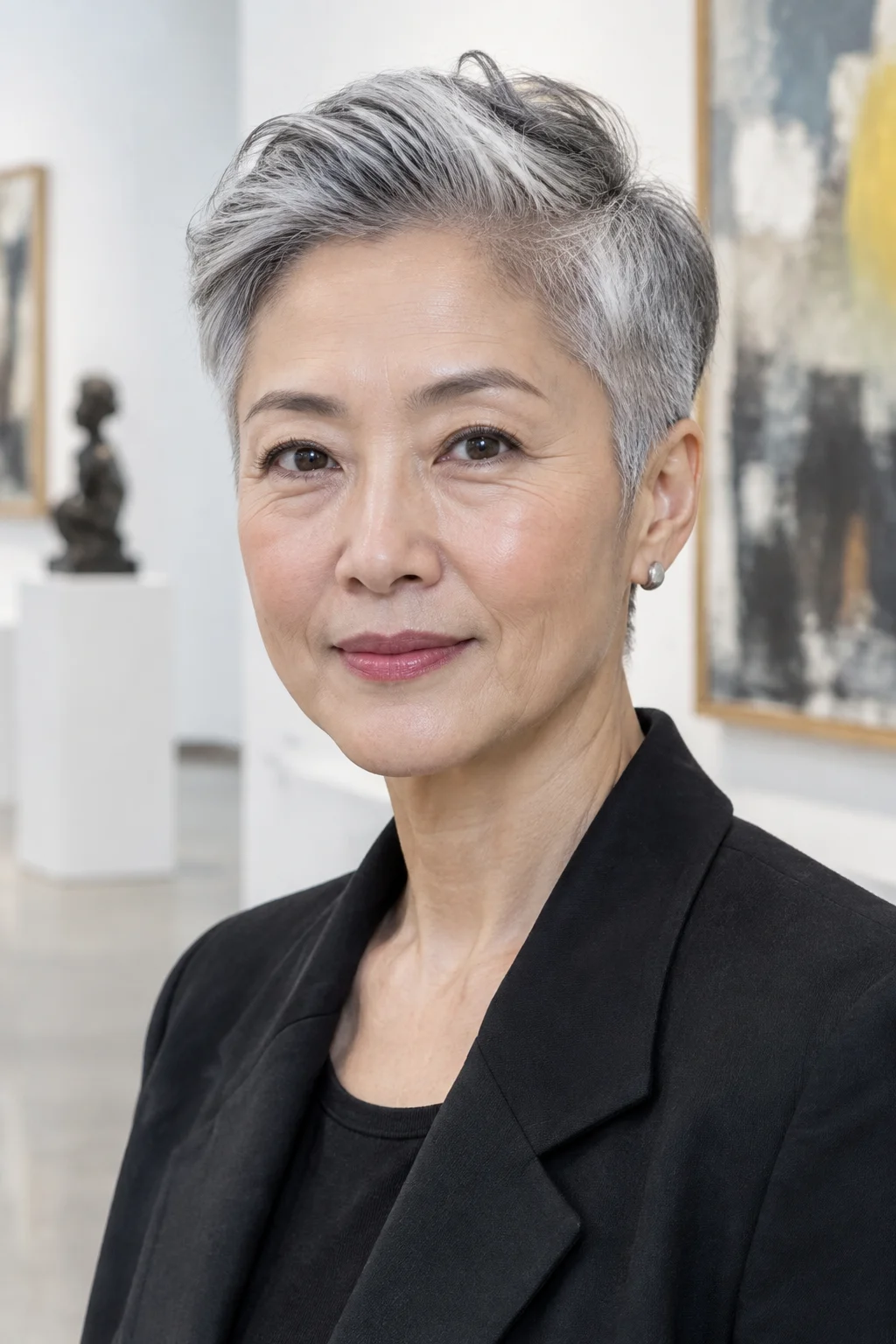Tapered Undercut Pixie hairstyle