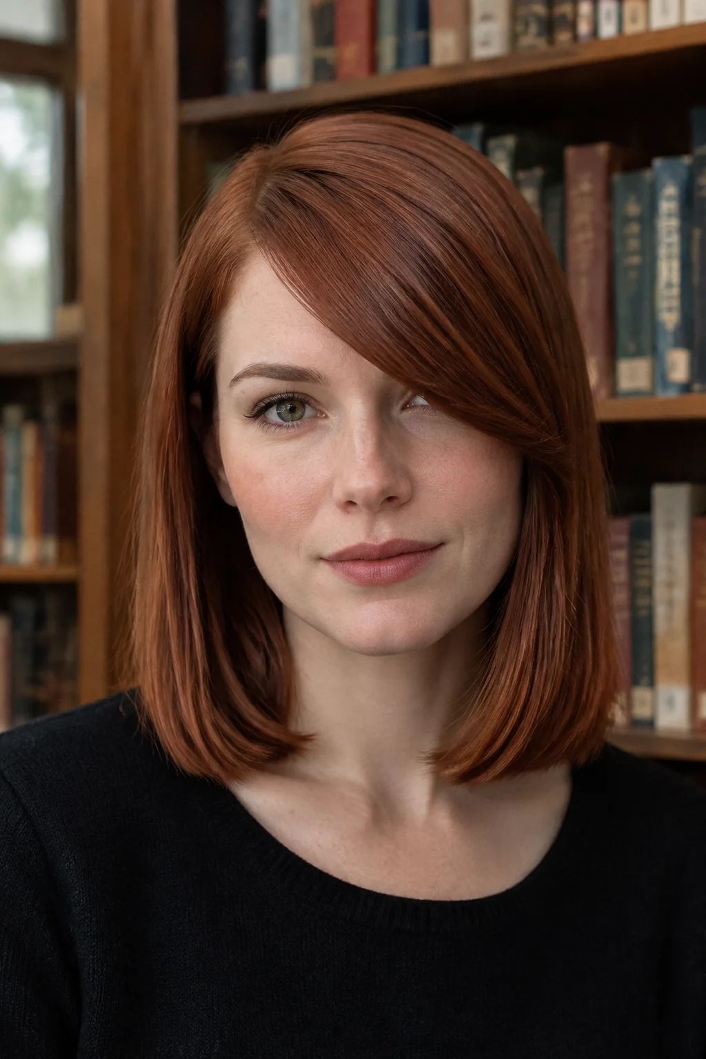 Sleek Glass-Hair Lob