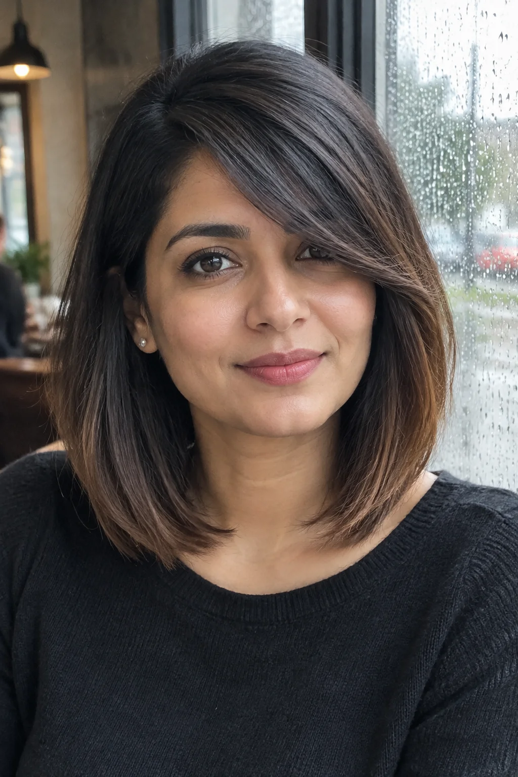 Inverted Lob hairstyle