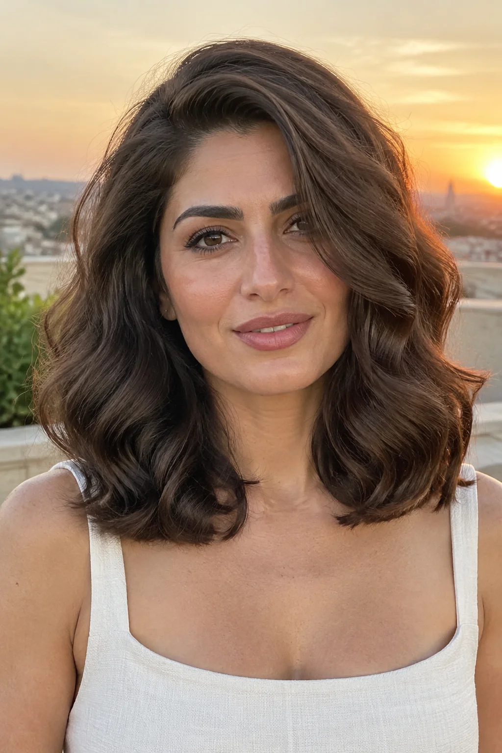 Razor-Cut Waves hairstyle