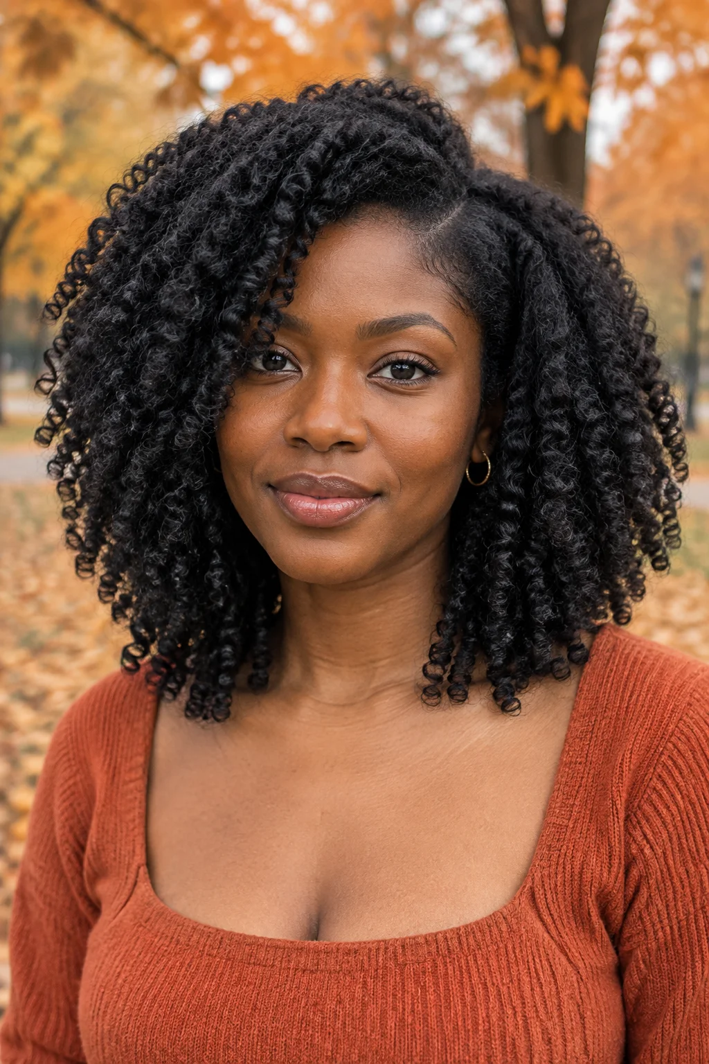 Coily Medium Tapered Shape hairstyle