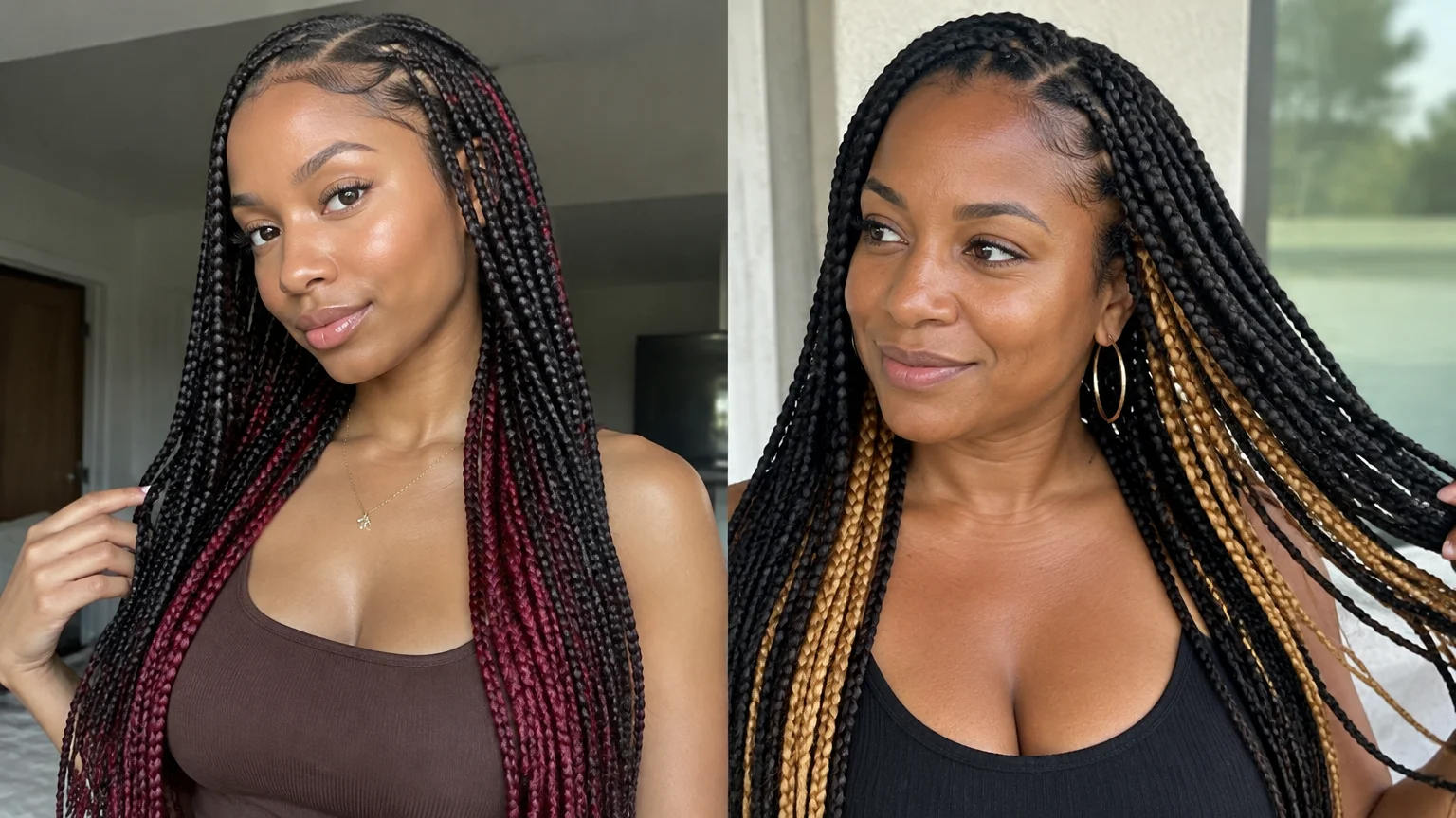 15 Peekaboo Braids Color Ideas for a Bold Hidden Pop