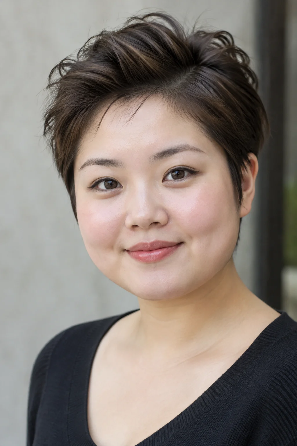 Textured Crown Pixie hairstyle