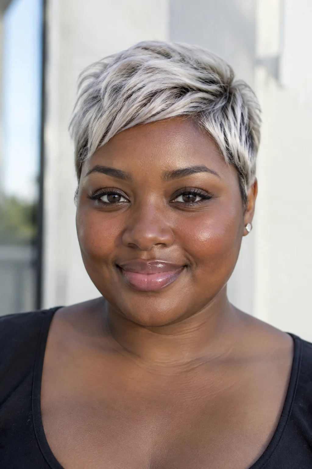 Platinum Pixie hairstyle