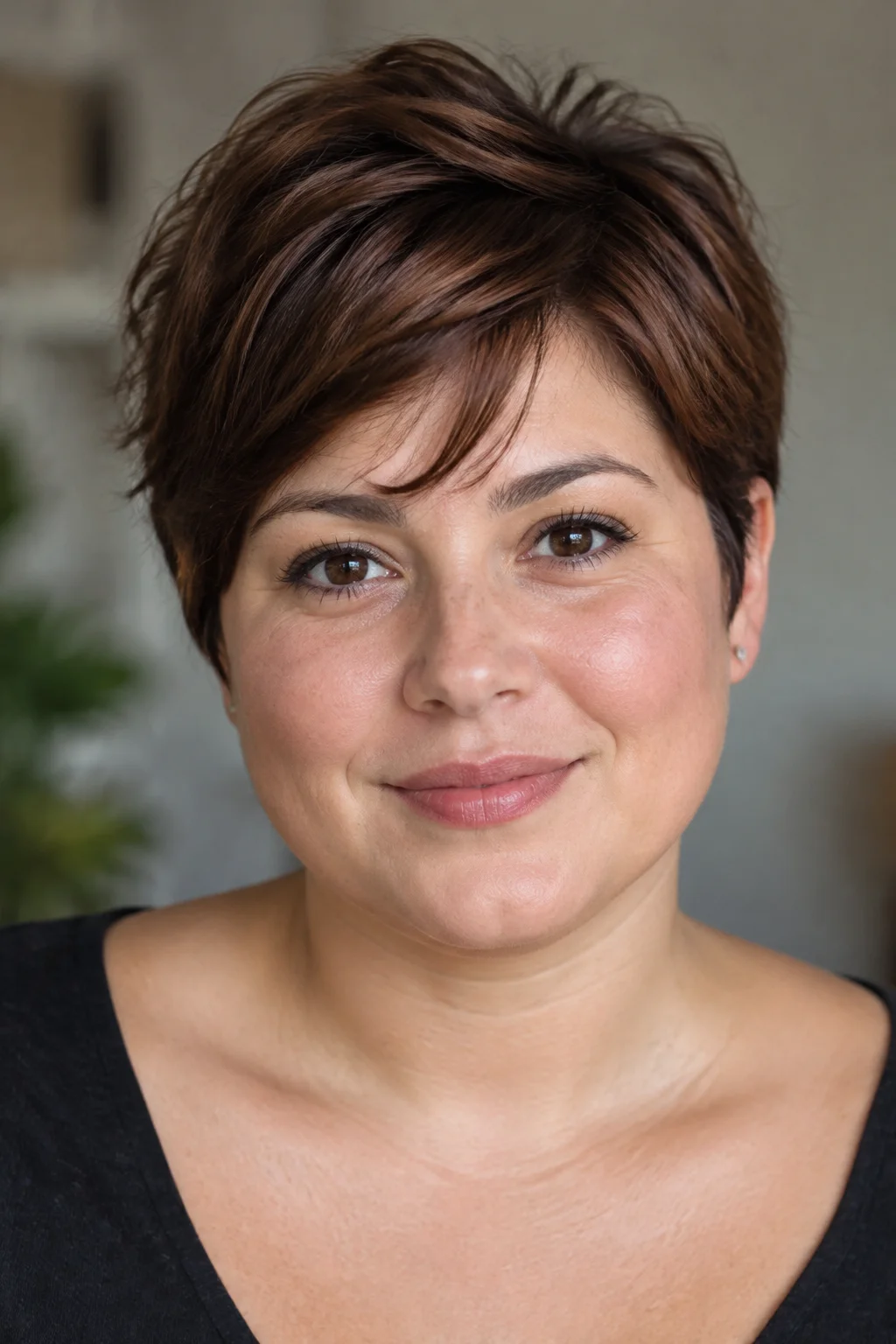 Layered Pixie hairstyle