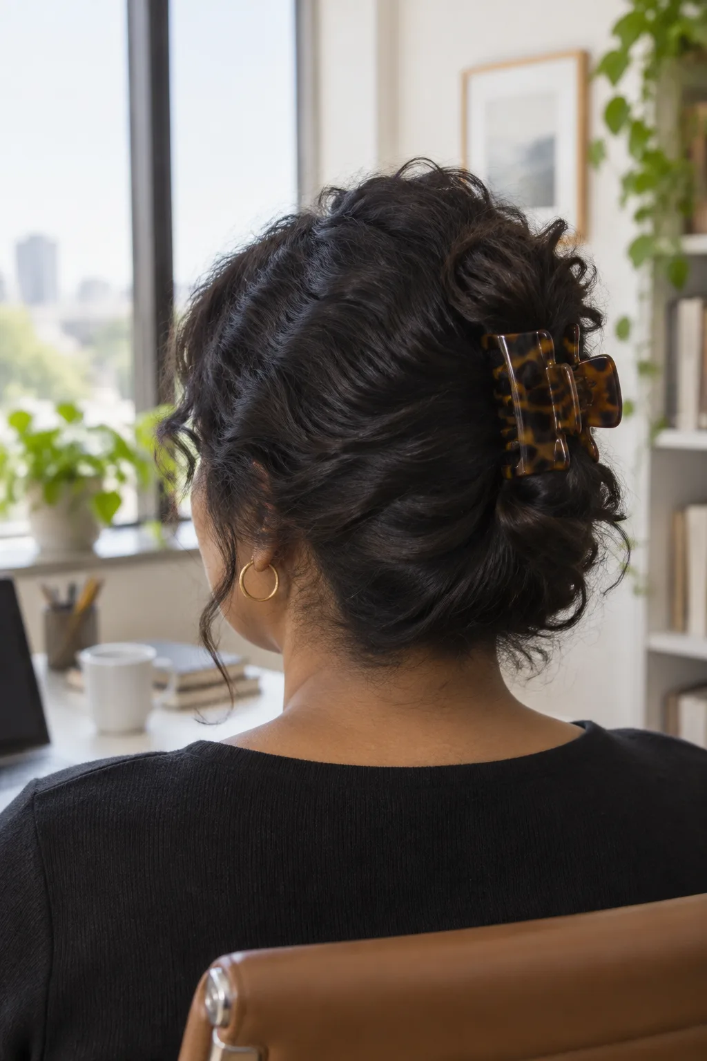 Claw Clip Twist hairstyle