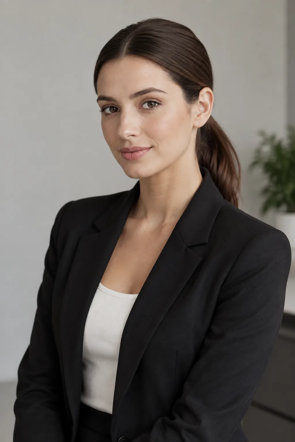 Slicked-Back Ponytail hairstyle