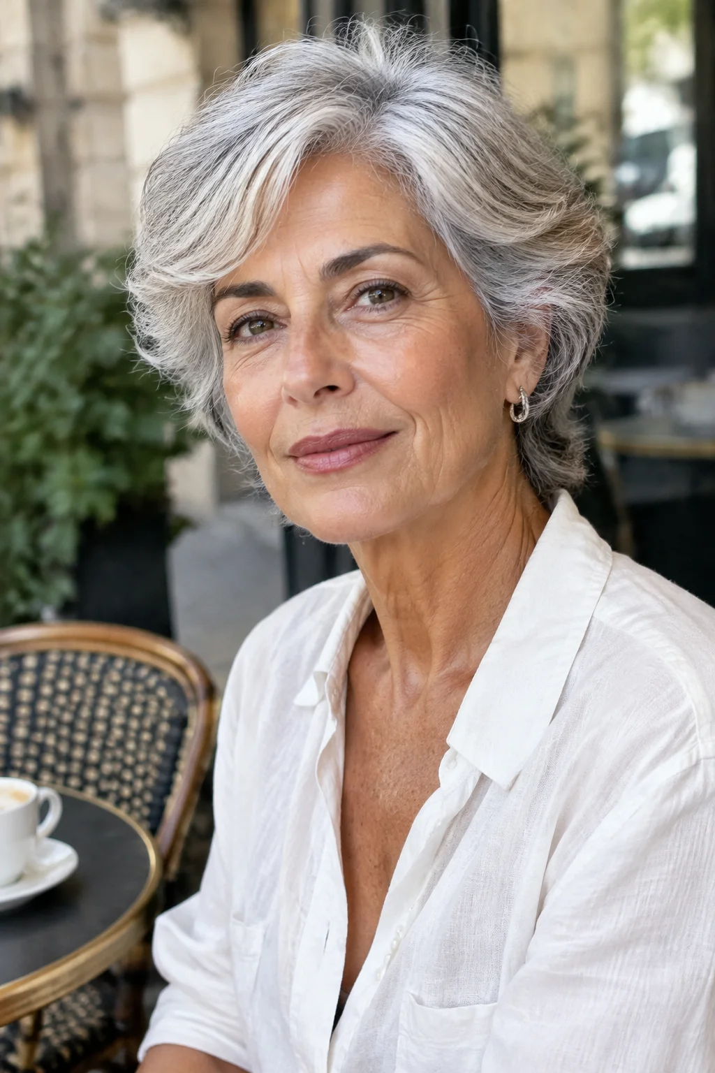 Feathered Short Layers hairstyle