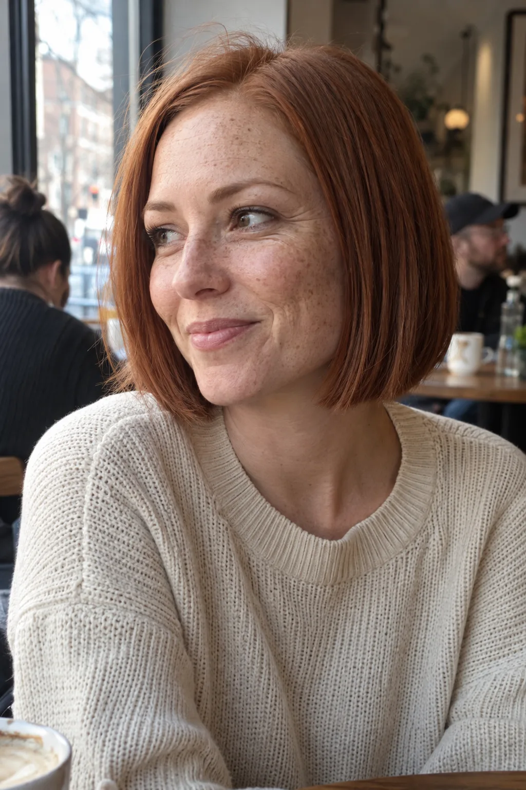 Blunt Chin-Length Bob hairstyle