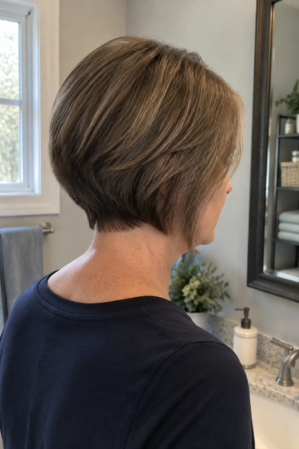 Stacked Bob With a Short Nape hairstyle