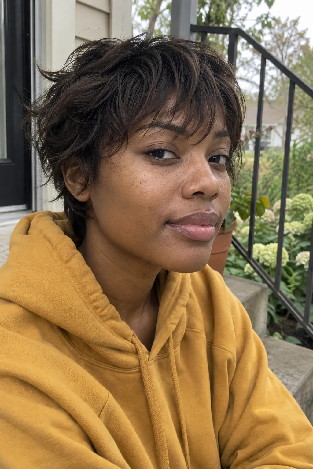 Tousled Shaggy Pixie hairstyle