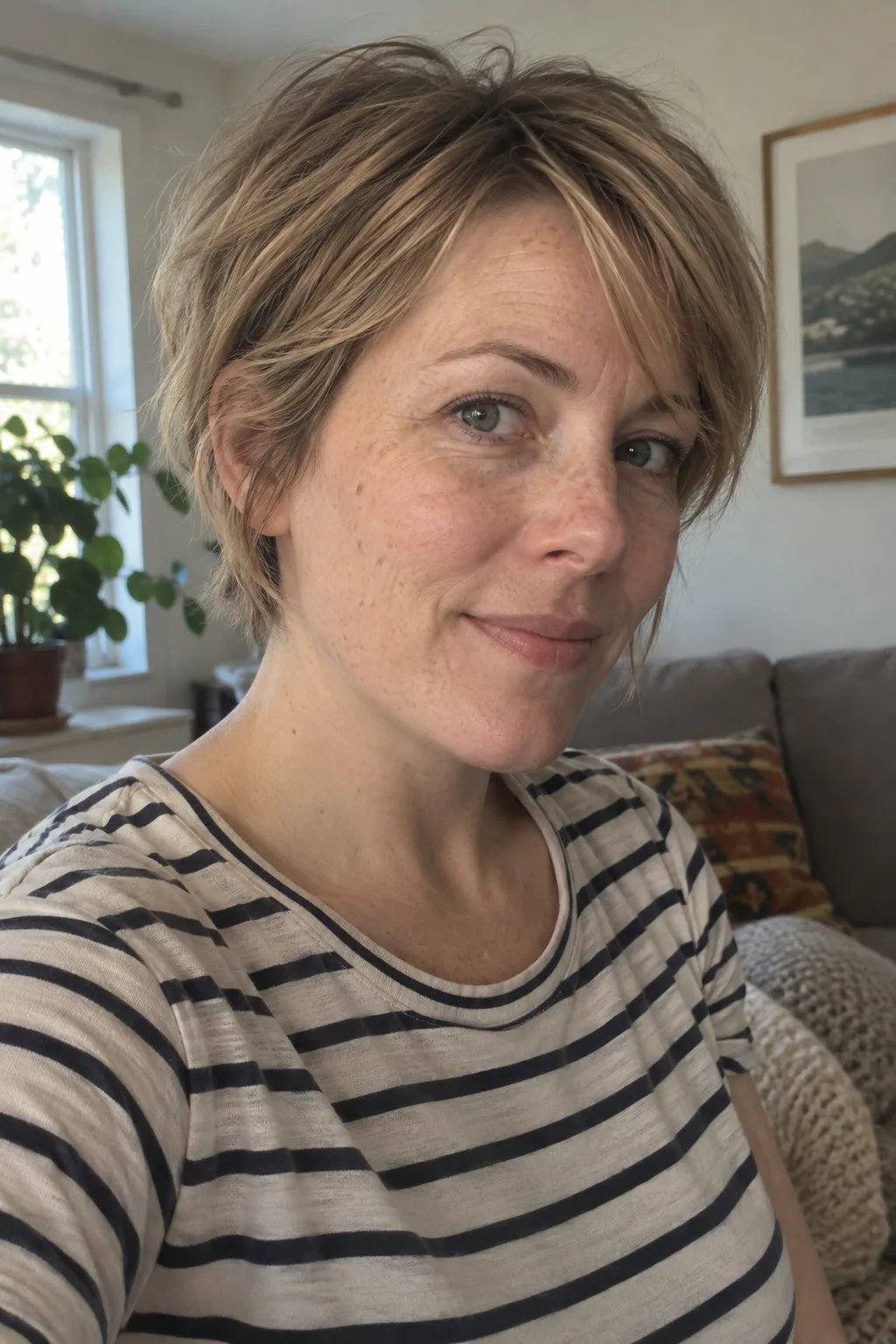 Piecey Bixie Cut hairstyle