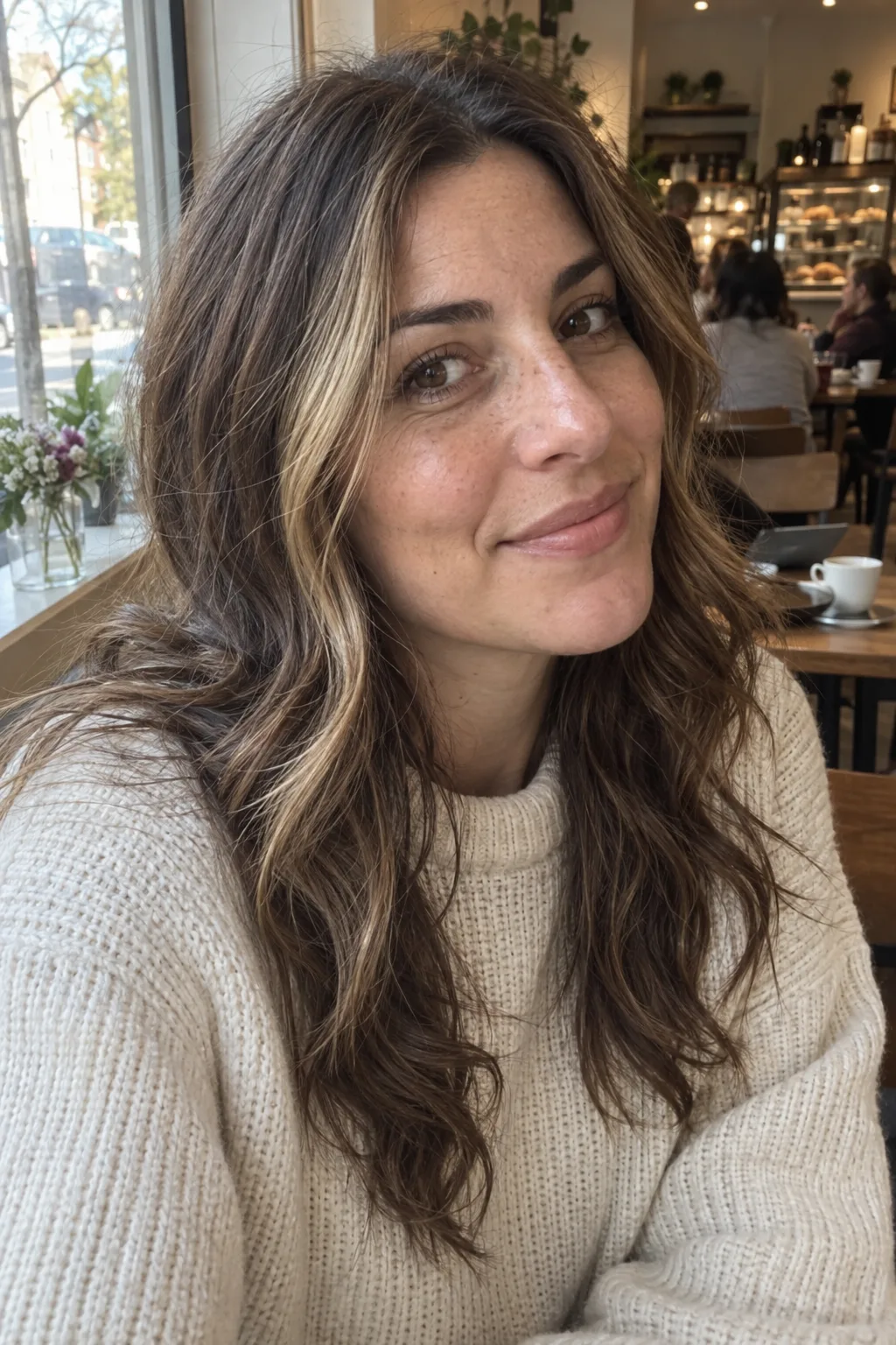 Soft Honey Blonde Face-Framing Pieces hair color