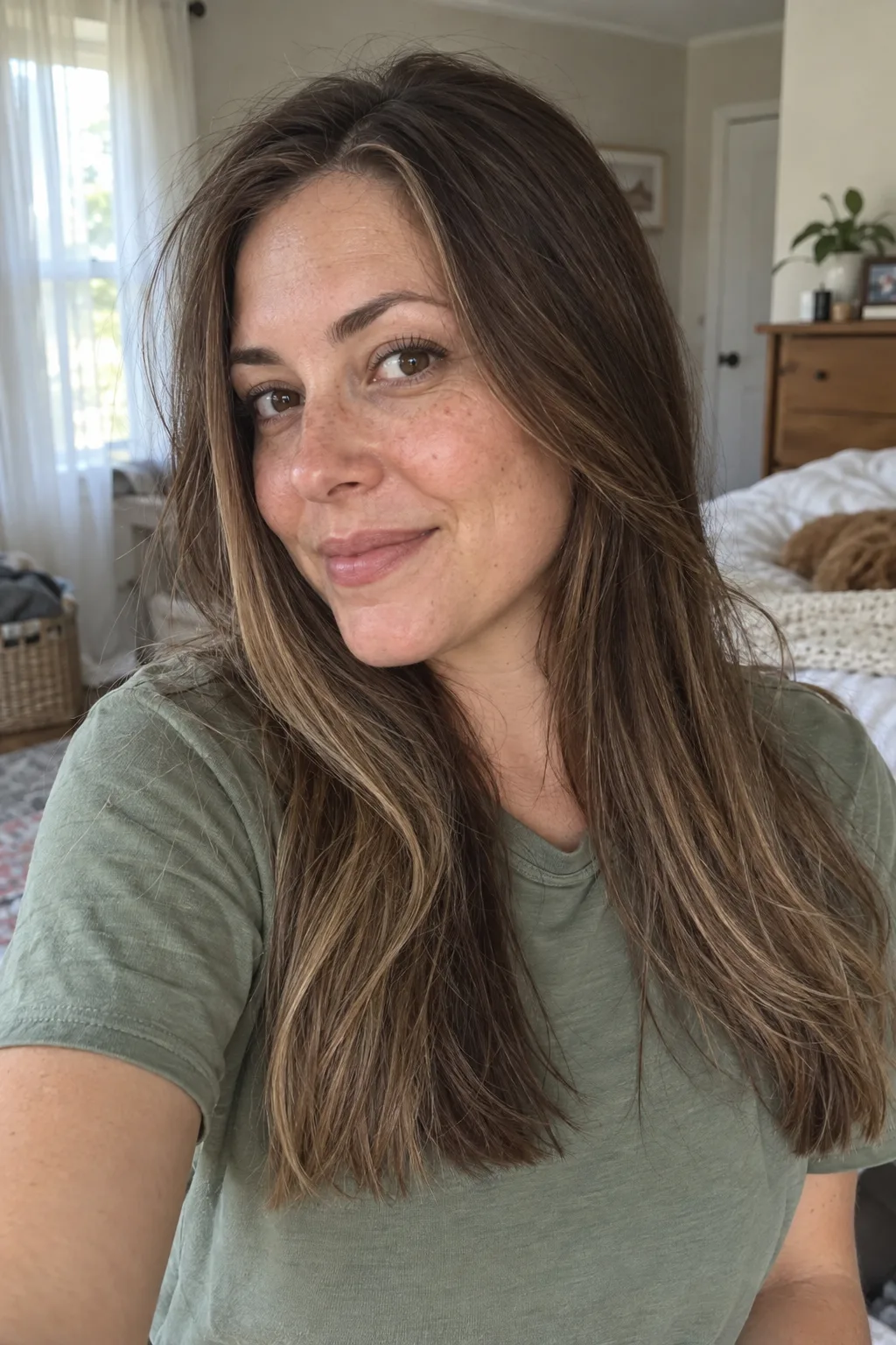 Bronde Ribbon Highlights hair color