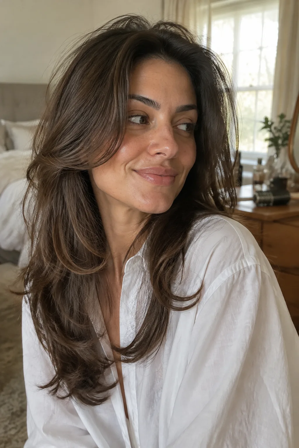 Bouncy Blowout Butterfly Cut hairstyle